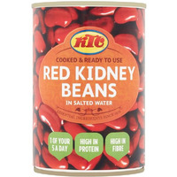 Ktc Red Kidney Beans Cooked & Ready To Eat 400 gms - Food / Masala / Dal