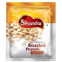 Sikandar Roasted Peanuts- Classic Salted 150 gms - Snacks & Savory