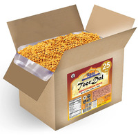Rani Toor Dal (Split Pigeon Peas) 400oz (25lbs) 11.36kg Bulk Box ~ All Natural, Gluten Friendly, NON-GMO, Vegan, Indian Origin (Size: 400oz (25lbs) 11.36kg)