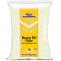 Rani Moong Flour (Mung Bean Flour, Green Gram Flour) 14oz (400g) ~ All Natural, Vegan, Gluten Friendly, NON-GMO, Kosher, Indian Origin