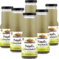 Rani Masala Lemonade 6.7 fl oz (200 ml) Glass Bottle, Pack of 6 ~ Indian Fruit Beverage, Vegan, Gluten Free, NON-GMO, Indian Origin