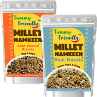 TummyFriendly Foods Tummy friendly Healthy Snacks for Kids for School - ChocoCripsies, ChocoNuts Puffcorn (4 x 70 g)