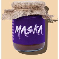 Maska Choco - Crunch Peanut Butter ( No Hydrogenated Oil / Zero Cholesterol / Vegetarian/ Keto Friendly) (500 g)